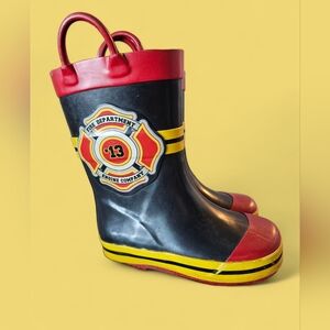 Firefighter Rain Boots for Kids